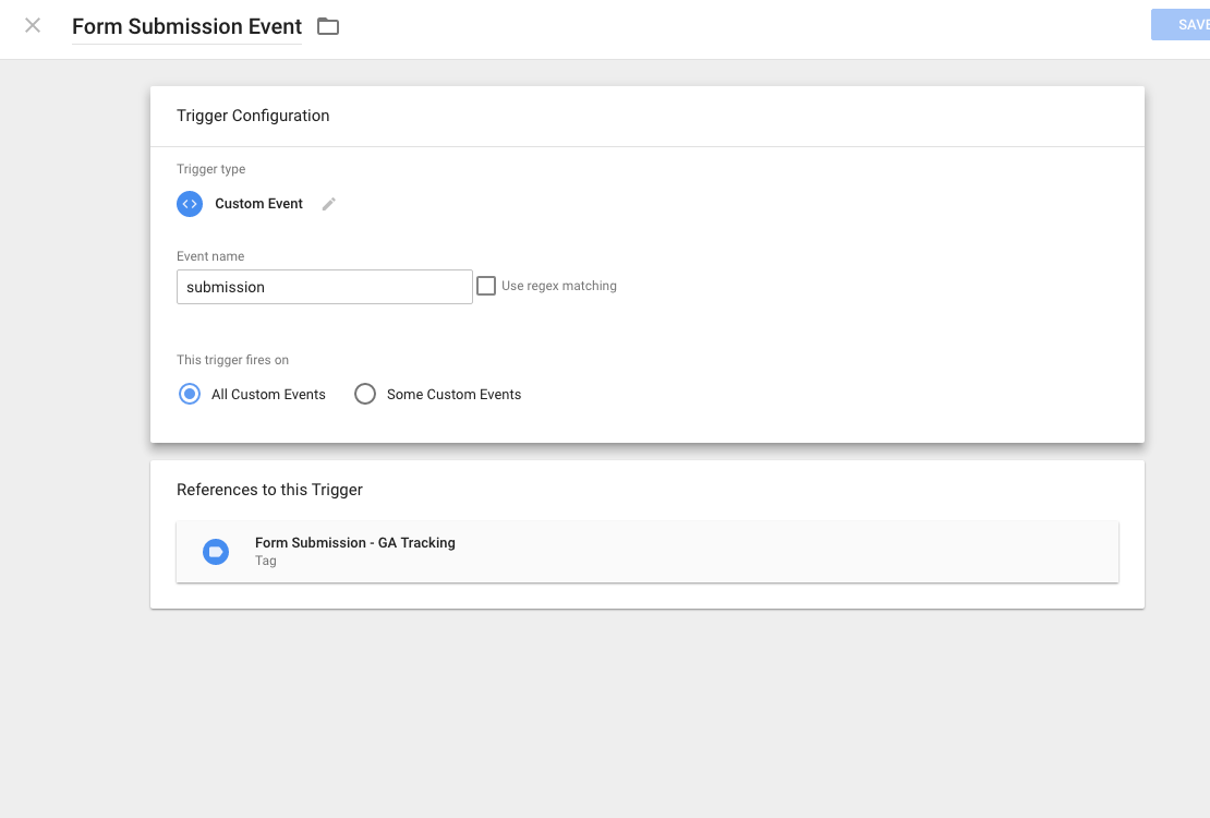 Custom Event for Squarespace form Submission using Google Tag Manager